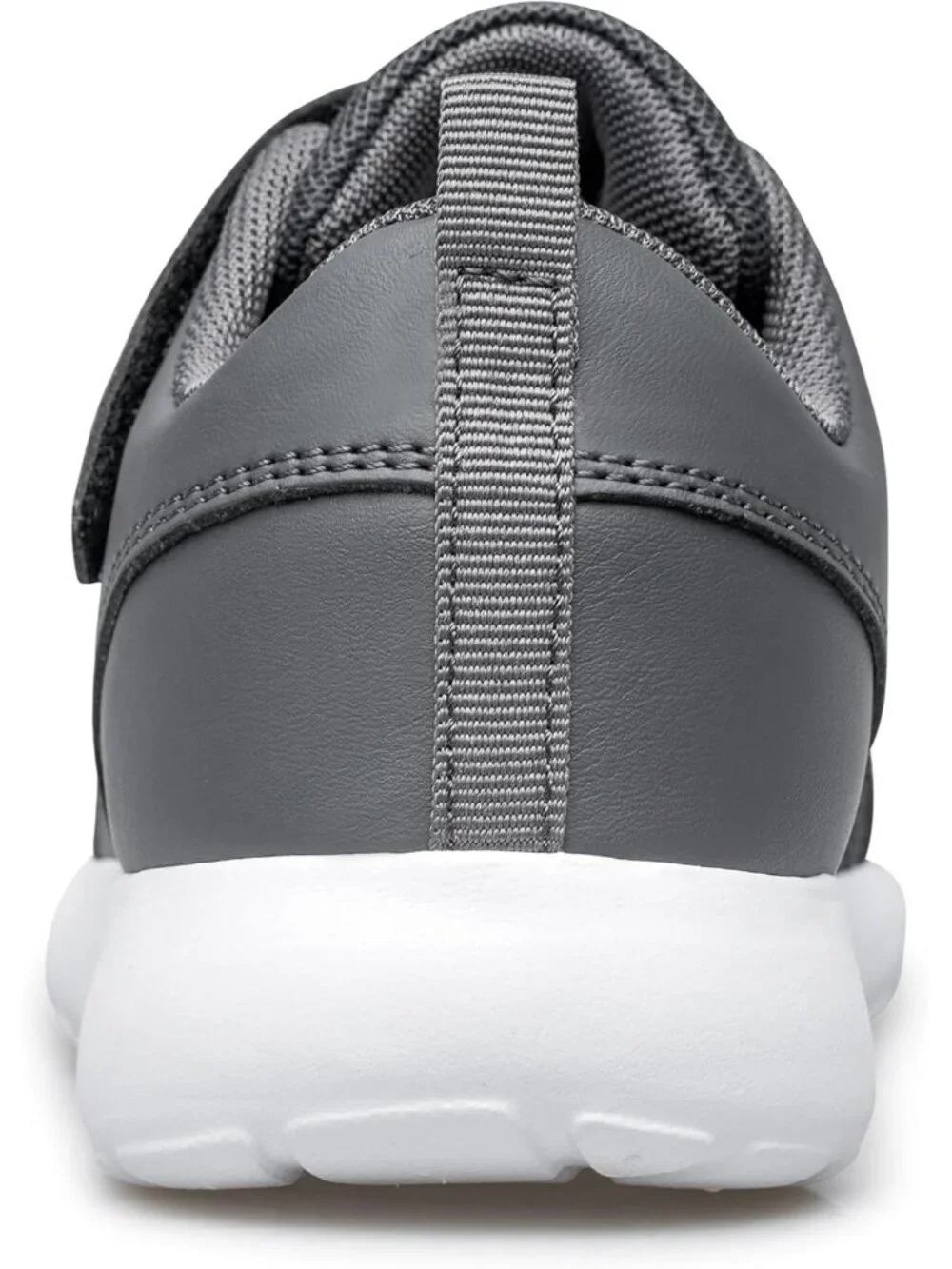 Kids Dark Grey Mesh Shoes Toddler Boys Girls Running Sports Strap Sneakers